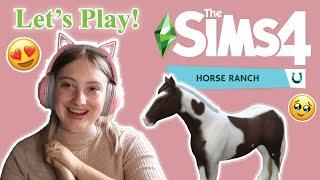 PAARDENMEISJE speelt De Sims 4 PAARDENBOERDERIJ en maakt haar EIGEN PAARDEN na.  | Dwally's Horses