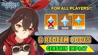 Free Primogems Code!! Genshin Impact Codes 4.8