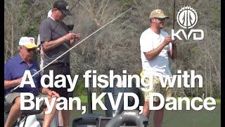 KVD, Luke Bryan & Bill Dance — one day fishing