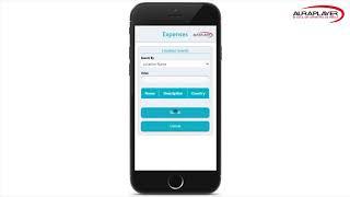 Oracle iExpense Mobile App Live Demo Including New Features with AuraPlayer