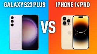 Samsung Galaxy S23 Plus vs iPhone 14 Pro. Детальное сравнение смартфонов.