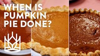 Is My Pumpkin Pie Done Baking or Not?