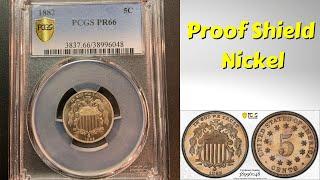 Rare 1882 Proof Shield Nickel (1 of 3,100 Minted)