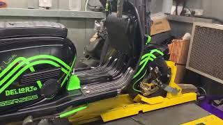 Lambretta Casa Performance SSR265 cc Wilkinson Racing on dyno