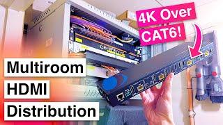 Installing a Complete Multiroom HDMI Distribution System - OREI UHD48-EX230-K