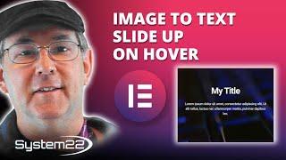 Elementor Image To Text Slide Up On Hover 