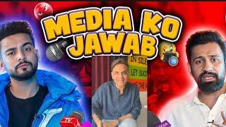 Elvishyadav reply to Media | RajatDalal & Elvishyadav vs Karanveer & Sandeep Sikcand |