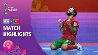 Argentina v Portugal | FIFA Futsal World Cup 2021 | Match Highlights