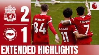 Salah Winner At The Kop End! | Extended Highlights | Liverpool 2-1 Brighton