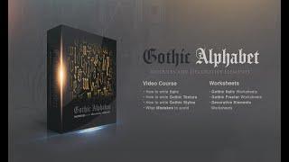 Gothic Alphabet & Decorative Elements [Русские Субтитры]  Готический Алфавит и Декоративные Элементы