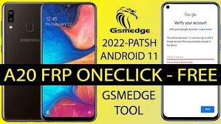 FRP Samsung Galaxy A20 Android 11 OneClick Bypass Google Account