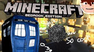 How to Build a TARDIS in Minecraft BEDROCK EDITION!