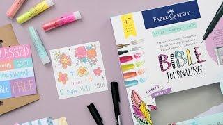 First Look: Bible Journaling Kit by Faber-Castell Design Memory Craft