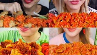 #101 Request ASMR KULIT AYAM KRISPY SAMBEL GEPREK 