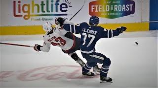 Timothy Liljegren With The Slew Foot On Tom Wilson