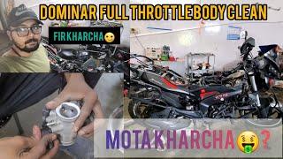 Jerking and RPM loose issue resolve. Full throttle body clean for Dominar #dominar400 #bajajdominar