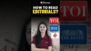 How to Read Newspaper Editorials for CLAT?  #clat2025 #clatpreparation