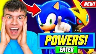 *NEW* ALL WORKING POWERS UPDATE CODES FOR SONIC SPEED SIMULATOR ROBLOX SONIC SPEED SIMULATOR CODES