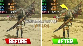 Monster Hunter Wilds Performance Issue Fix! (Fix Lag, Stutters & Low FPS) MH Wilds FPS Boost