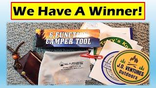 DID YOU WIN?  Camp Tool and Swag Giveaway