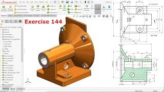 Solidworks Advanced tutorial Exercise 144