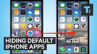 Hiding default iPhone apps