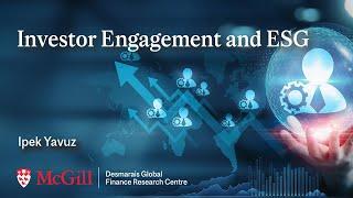 Investor Engagement and ESG (Ipek Yavuz) | 2024 CSFN Conference