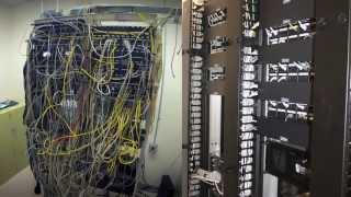 Data Network Cabling Rewire Time Lapse