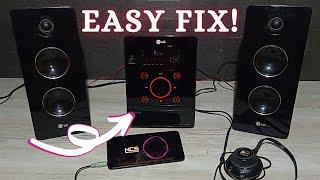 NO SOUND? I'LL FIX IT IN 5 MINUTES! - LG FA162-D0U