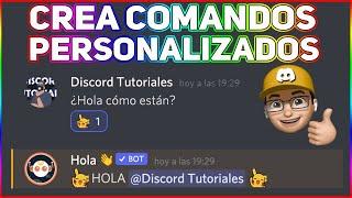 Crea Comandos Personalizados - Discord Tutoriales