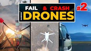 Funny Fail & Crash Drone Compilation #2