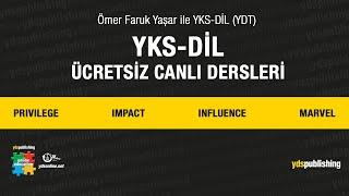 Tenses - Ücretsiz #YKSDİL #YDT #YDS Canlı Dersler #No1