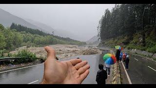 Kullu-Manali Highway Broken In Flood | Non-Stop Monsoon Rain