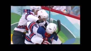 Ryan Kesler's Diving One-Handed Empty Net Goal Against Canada - 2010 Winter Olympics Men's Hockey