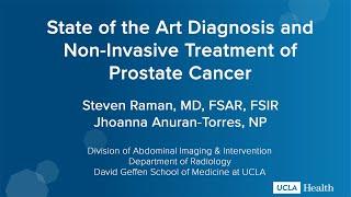 Prostate cancer: State-of-the-art diagnosis and non-invasive treatment