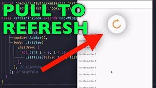 Flutter: How to do pull to refresh FAST (RefreshIndicator)