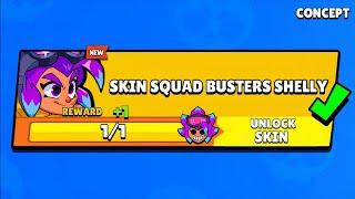 COMPLETE NEW SKIN SLEHHY!!!-FREE GIFTS BRAWL STARS/CONCEPT