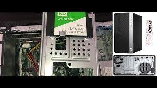 HP desktop computer ssd installation, box content and review / HP ProDesk 400 G5 Microtower PC