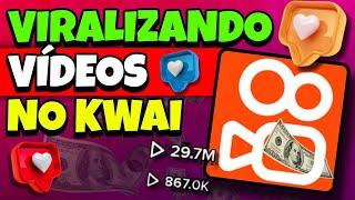 DICA INFALÍVEL para VIRALIZAR RÁPIDO no KWAI pelo Celular desde o PRIMEIRO VÍDEO! Atualizado 2024!