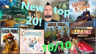 Josh Yaks about board games played and purchased in November 2022: New releases and a new top 20!