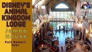 Disney's ANIMAL KINGDOM LODGE - JAMBO HOUSE Full Tour