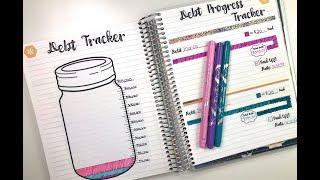 December DEBT TRACKERS!! || Filling in my Debt Trackers || Morey June Designs