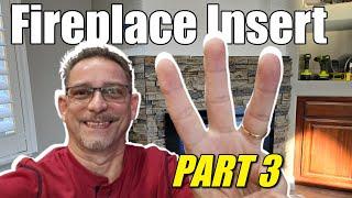 My Fireplace Insert with FAUX Stone Panels | PART 3 | Touchstone Sideline Smart 40 inch