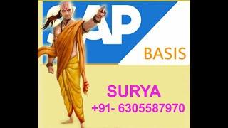 TABLESPACE ADMINISTRATION IN SAP BASIS BY SURYA +91- 6305587970