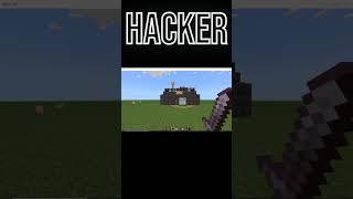 Minecraft Houses Noob vs Pro vs Hacker #minecraft #shorts #bedrock  #goofyvoices