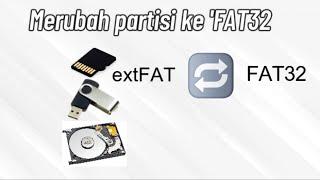 Cara Format Flashdisk microSD 64GB - Exfat Ke Fat32 (NTFS Ke Fat32)