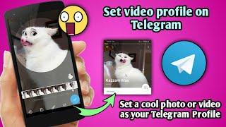 How to set profile video on Telegram