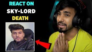 Skylord Death  Techno Gamerz Reaction on Skylord Death  Skylord Accident Clip 