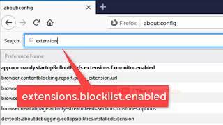 How to Enable Blocked Extensions & Plugins in Mozilla Firefox