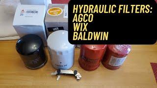Massey GC Hydraulic Filters AGCO vs Aftermarket